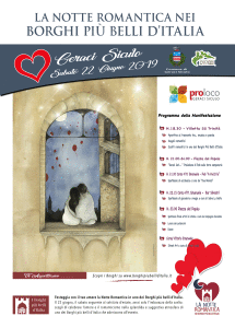 Locandina Notte Romantica 2019